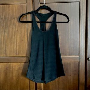 Lululemo Cool Racerback in Black Strip size 4